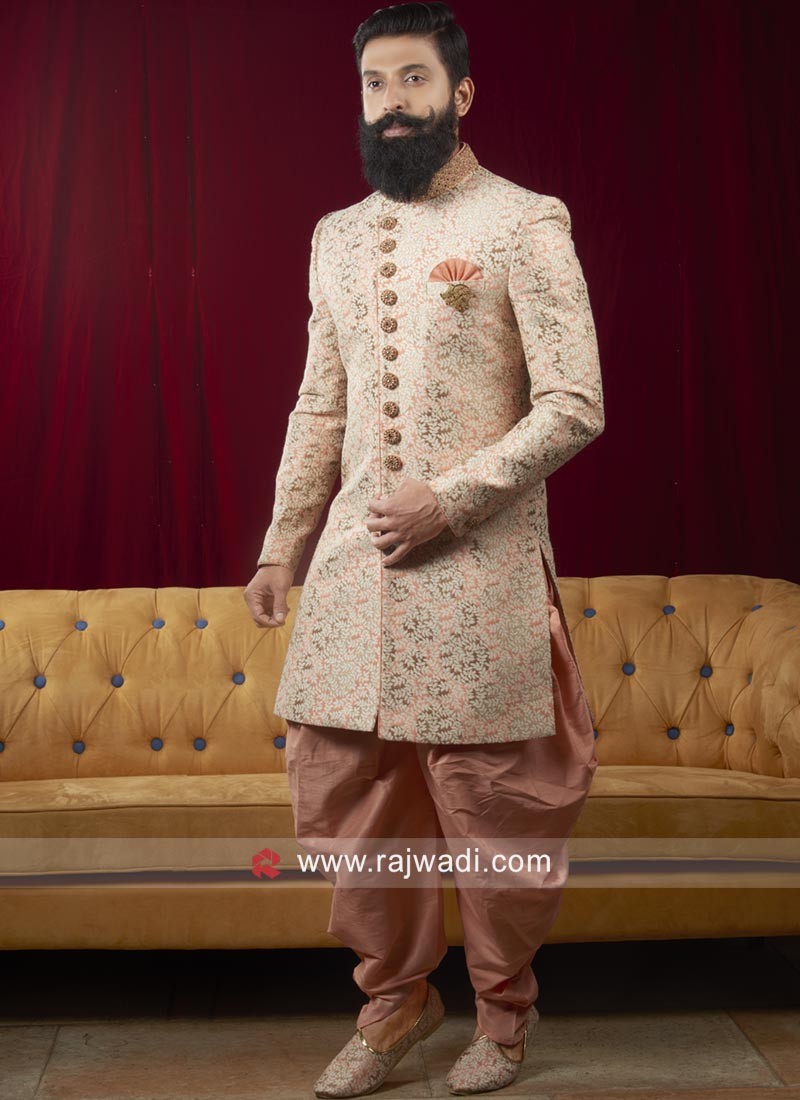 Charming Light Pink Indo Western