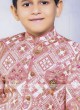 Pink Color Indo Western for Boys