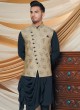 Stylish Modal Silk Nehru Jacket Suit