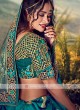 Rama Green Color Banarasi Silk Saree