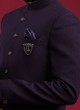 Imported Purple Color Jodhpuri Suit