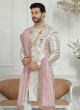 Wedding Wear Brocade Silk Indowestern