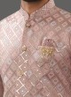 Sequins Work Wedding Wear Nehru Jacket