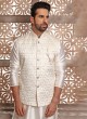 Festive Wear Thread Embroidered Nehru Jacket Set