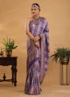 Zari Floral Banarasi Silk Saree For Wedding