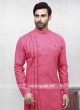 Stylish Hot Pink Color Pathani Suit