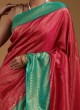 Attractive Zari Weaving Saree For Wedding