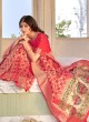 Attractive Red Banarasi Silk Classic Saree