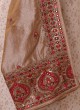 Golden Silk Fabric Sherwani Dupatta