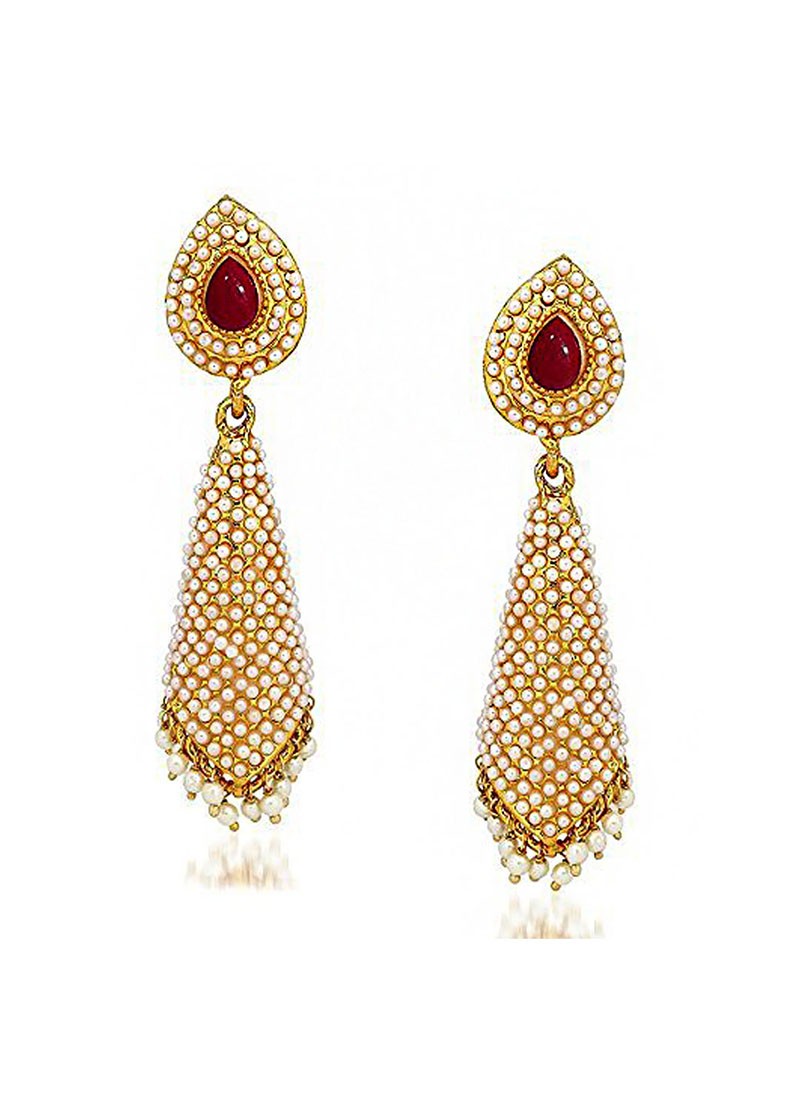 Buy Gold plated Imitation Jewelry jhumka earrings - Griiham