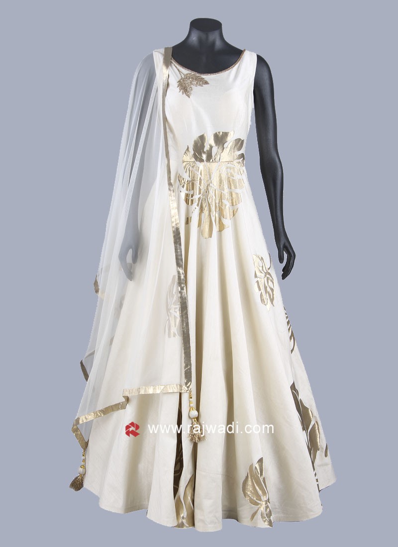 Cotton Silk Wedding Anarkali Suit