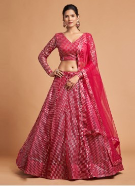 Designer Hot Pink Lehenga Choli