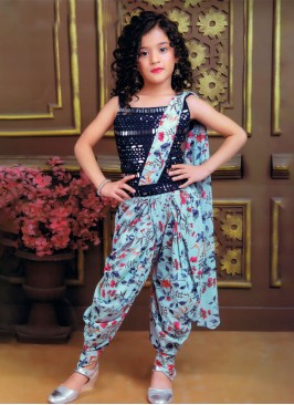 Dhoti Style Indowestern Salwar Suit