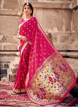 Flattering Weaving Wedding Classic Saree