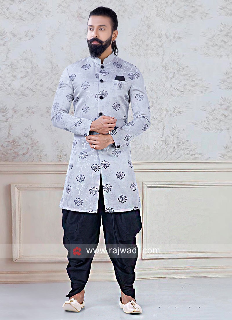 Function Wear Stylish Dhoti Style Indowestern For Men