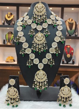 Gold Plated Bridal Necklace Set For Women