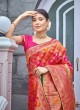 Multi Colour Banarasi Silk Saree