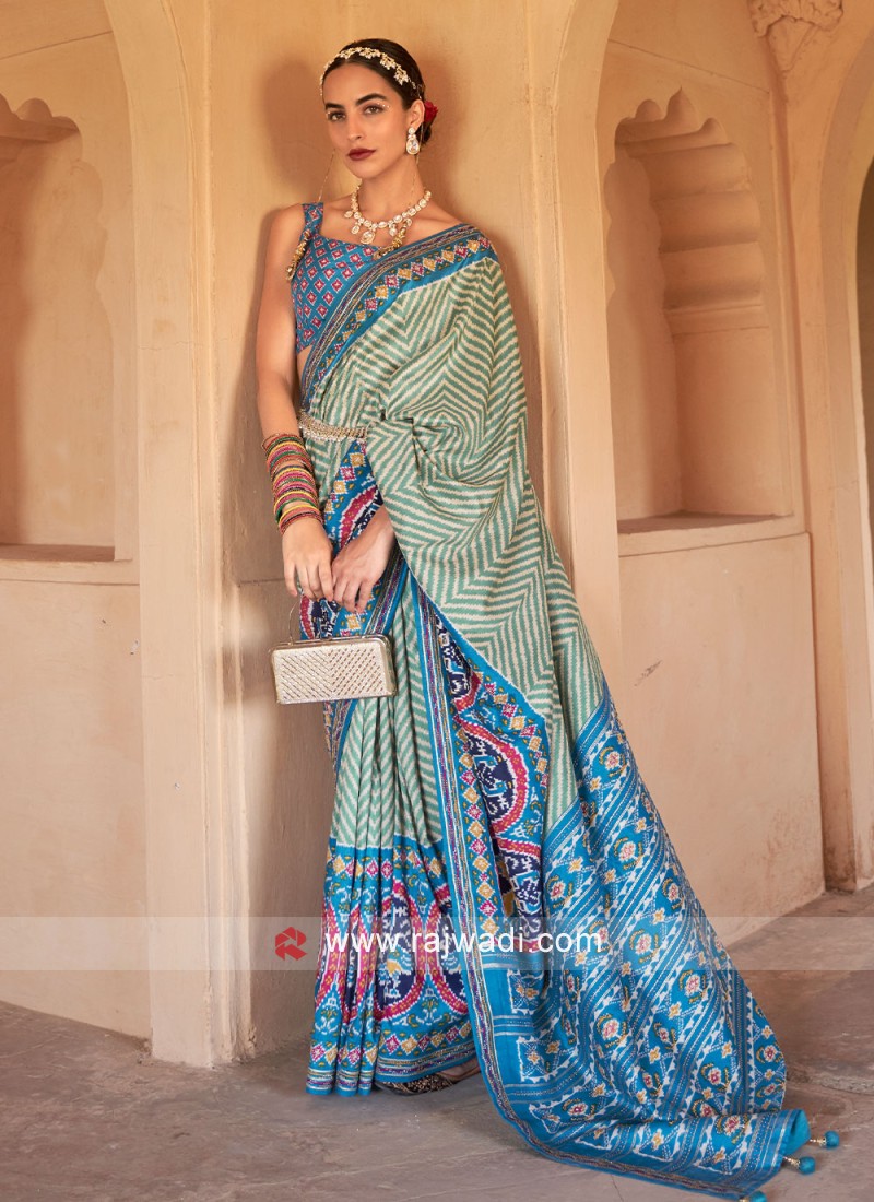 Woven Patola Silk Designer Saree