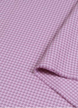 Pink Pure Cotton Printed Shirting Fabric