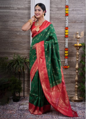 Silk Weaving Designer Traditional Saree