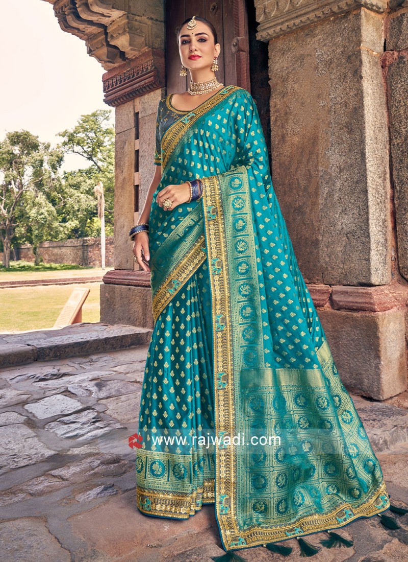 Gorgeous Silk Weaving Designer Saree