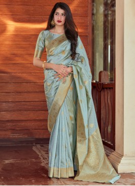 Sunshine Silk Woven Designer Traditional Saree