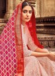 Pink Georgette  Lucknowi Embroidered Lehenga Choli