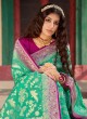 Unique Silk Weaving Green Contemporary Saree