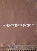 Wedding Wear Peach Embroidered Banarasi Silk Saree