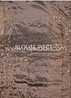 Golden Shaded Embroidered Tissue Silk Saree