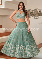 Light Sea Green Georgette Lehenga Choli