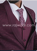Imported Wine Mens Wear Suit For Wedding